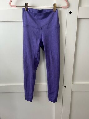 Fleo Heathered Violet Performance Leggings